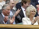 KRÁLOVSKÝ POTLESK. Wimbledonský areál navštívil ve středu také Princ Charles s... KRÁLOVSKÝ POTLESK. Wimbledonský areál navštívil ve středu také Princ Charles s...