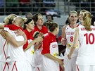 �esk� basketbalistky slav� postup na olympijsk� turnaj do Lond�na.