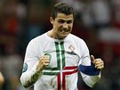 POSTUPUJEME! Cristiano Ronaldo se raduje z postupu Portugalska do �tvrtfin�le...