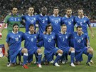 IT�LIE. Squadra azzurra p�ed �tvrtfin�le Eura proti Anglii.