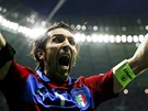 G�L,MAN SLAV� S�LO. Gianluigi Buffon se raduje z g�lu Maria Balotelliho.