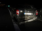 Po nehod� dvou kamion� na d�lnici D1 u Miro�ovic z�stal jeden z nich ��ste�n�