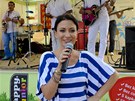 G�bina Party�ov� moderovala charitativn� odpoledne Arm�dy sp�sy.