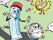 Jedna z ilustrací v nové knize o lécích, kterou sepsal Tomáš Cikrt. Jedna z ilustrací v nové knize o lécích, kterou sepsal Tomáš Cikrt.