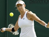 P�EKVAPEN�. Mirjana Lu�i�ov� vy�adila ve Wimbledonu Marion Bartoliovou.