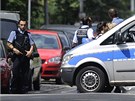 Policejn� z�sah v Karlsruhe (4. �ervence 2012)