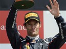 POHLED V�T�ZE.  Mark Webber po Velk� cen� Brit�nie.