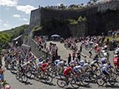 cyklistick� peloton ve 2. etap� Tour de France