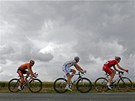 uprchl�ci v pr�b�hu 5. etapy cyklistick� Tour de France