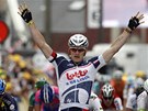 ZASE J�! N�mec Andr� Greipel vyhr�l p�tou etapu Tour de France.