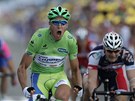HUR���. Slov�k Peter Sagan vyhr�l �estou etapu Tour de France v M�t�ch.