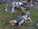 karambol v 6. etap� Tour de France