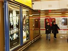 Zakončení prostřední, zkrácené třetí lodi v roce 2009. Dnes je v těchto místech Zakončení prostřední, zkrácené třetí lodi v roce 2009. Dnes je v těchto místech