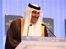 Katarský premiér šajch Hamad bin Džasím bin Džabr Sání Katarský premiér šajch Hamad bin Džasím bin Džabr Sání