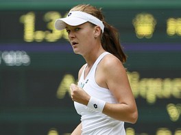 J�! Agnieszka Radwa�sk� postoupila do fin�le Wimbledonu.