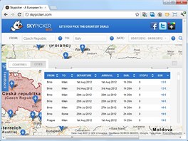 Server Skypicker.com vám zprostředkuje cesty po Evropě od pár stokorun Server Skypicker.com vám zprostředkuje cesty po Evropě od pár stokorun