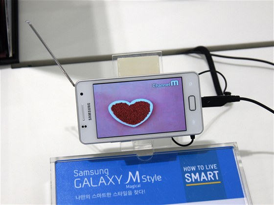 Zna�kov� prodejna Samsung Galaxy Zone v Soulu