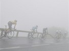 cyklistick� peloton v pr�b�hu 17. etapy Tour de France