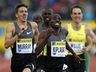 Silas Kiplagat ve fini�i m�le na m�tinku Diamantov� ligy v Lond�n�. 
