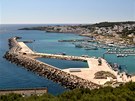 Santa Maria di Leuca, pohled na městečko od baziliky Santa Maria di Leuca, pohled na městečko od baziliky