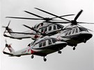 V britském Farnborough vrcholí aerosalon. Vrtulníky Augista Westland. V britském Farnborough vrcholí aerosalon. Vrtulníky Augista Westland.