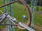 Oprava vedení vysokého napětí (19. července 2012, Bohdalov) Oprava vedení vysokého napětí (19. července 2012, Bohdalov)