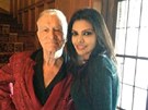 Hugh Hefner a Sherlyn Chopra 