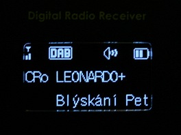 Z�kladn� obrazovka Lingo iJoy. OLED displej m� bohu�el neregulovateln� jas.