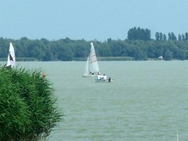 Balaton maj� v oblib� i surfa�i.