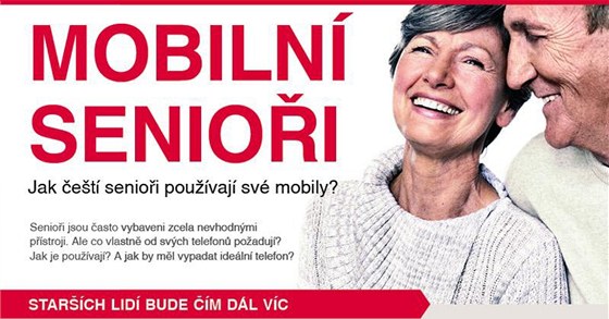 Infografika pr�zkumu Senio�i a mobiln� telefon