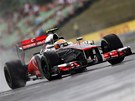Lewis Hamilton  - nejrychlej�� jezdec p�i druh�m tr�ninku na Velkou cenu