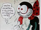 Dan �erný, výstava 13 komnat komiksu