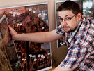 Vojt�ch �lajch, výstava 13 komnat komiksu