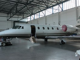 "Kalibra�n�" letadlo - Cessna 560 XL