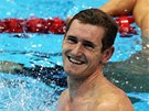 Z�vod na 400 metr� polohov� vyhr�l Ameri�an Ryan Lochte (na sn�mku). (29.