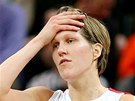 Basketbalistka Jana Vesel� p�i utk�n� proti v�b�ru Turecka (30. �ervence 2012) 