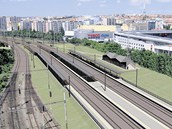 EDEN. Tra� mezi Hostiva�� a hl. n�dra��m z�sk� novou zast�vku.