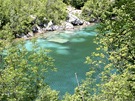 Pr�zra�n� Lago di Cornino. Tady na zahrani�n� turisty pravd�podobn� nenaraz�te.