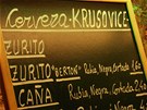 I v baru v centru baskick�ho Bilbaa se serv�ruje �esk� pivo �ili po �pan�lsku