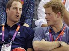 I brit�tí princové mají platné akreditace s fotkou, aby je na stadion pustili.