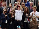 Na jezdecké závody p�i�ly i princezny Beatrice a Eugenie.