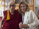 Dalajlama a fotografka Monika Navrátilová Dalajlama a fotografka Monika Navrátilová