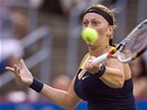 BEZÚSTÁ. Petra Kvitová na turnaji v Montrealu. BEZÚSTÁ. Petra Kvitová na turnaji v Montrealu.