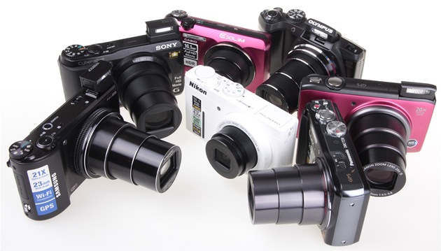 Test fotoaparátů: Canon, Casio, Nikon, Olympus, Panasonic, Samsung, Sony Test fotoaparátů: Canon, Casio, Nikon, Olympus, Panasonic, Samsung, Sony