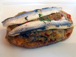 Baskick� pochoutka - pintxo 