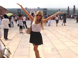 Linda Barto�ov� reprezentuje �eskou republiku na Miss World v ��n�.