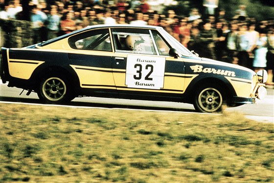 Leo Pavlík se škodou na Barum rallye v roce 1977. Leo Pavlík se škodou na Barum rallye v roce 1977.