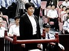 Ku Kchaj-laj, man�elka ��nsk�ho politika Po Si-laje, u soudu