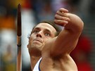O�t�pa� V�t�zslav Vesel� p�i jednom ze sv�ch pokus�