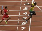 M� N�SKOK. Usain Bolt byl posledn� z jamajsk� �tafety a pr�v� jeho v�kon byl